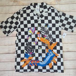 Disney Parks Alice in Wonderland Caterpillar Dress Shirt Unisex - NWT